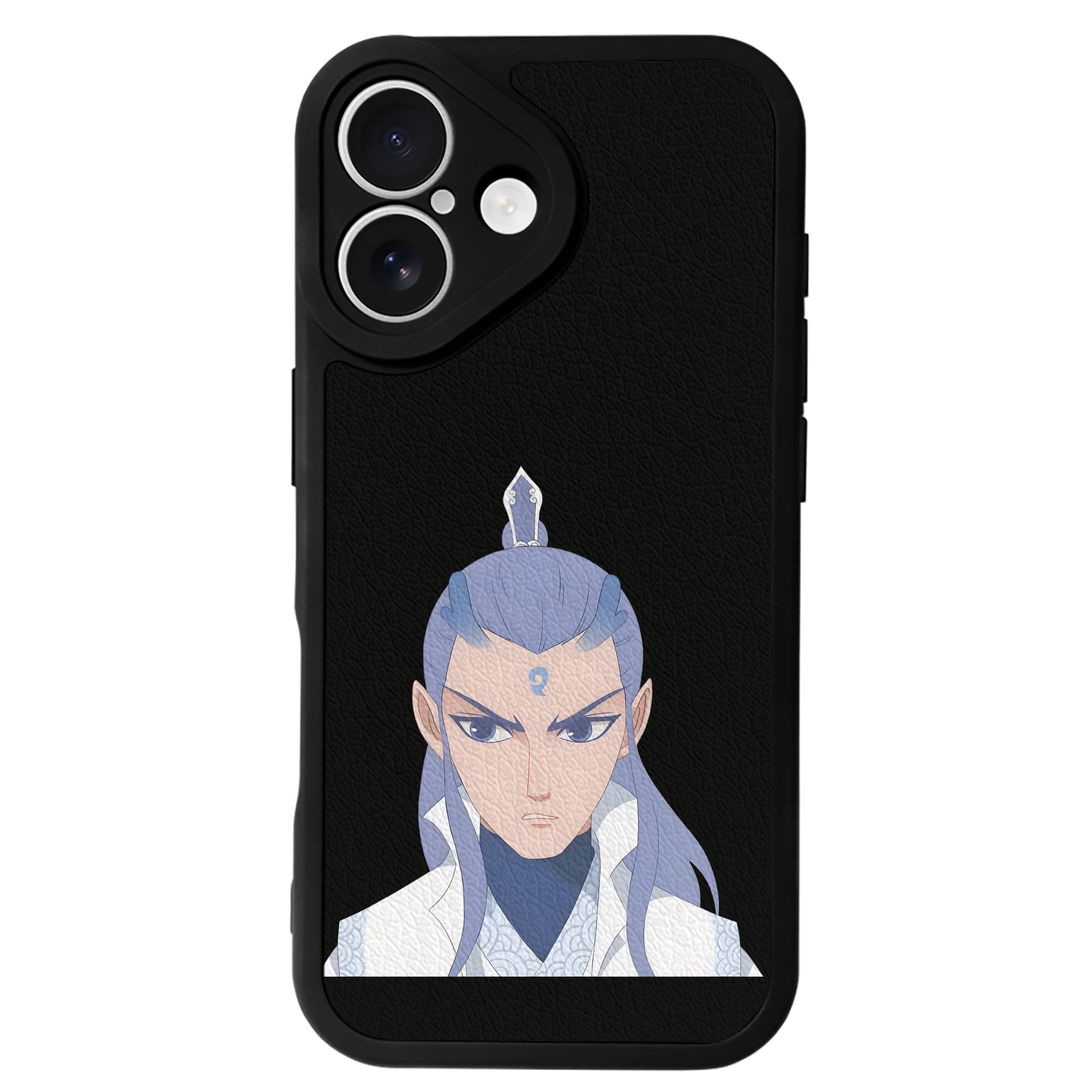 （画像用） Ne Zha 2 ナタ 魔童の大暴れ 【iPhone 16シリーズ対応】シリコンスマホケース（レザー調） 材質：シリコン